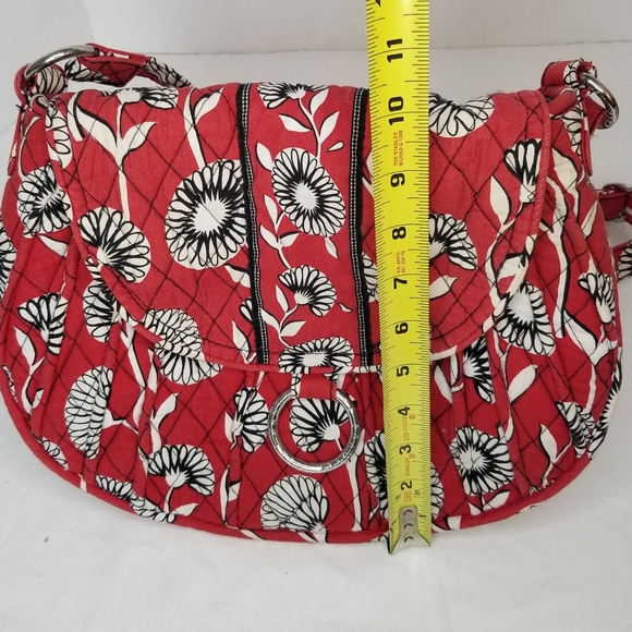 Vera Bradley Retired Deco Daisy Saddle Up Bag - Picture 14 of 14
